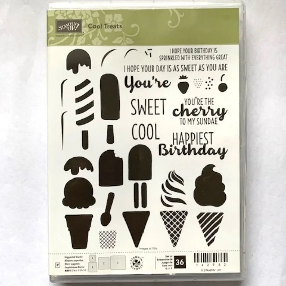 COOL TREATS, Stamp Set, Stampin Up - Picture 1 of 4
